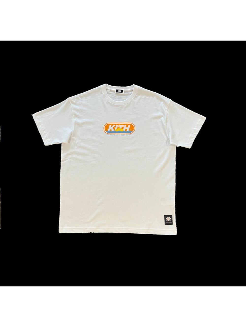 Kith Miami Logo Tee White • M (In-Store Exclusive)